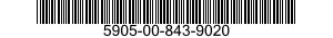 5905-00-843-9020 RESISTOR,FIXED,FILM 5905008439020 008439020