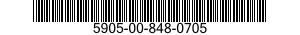 5905-00-848-0705  5905008480705 008480705