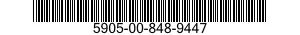 5905-00-848-9447 RESISTOR,FIXED,WIRE WOUND,INDUCTIVE 5905008489447 008489447