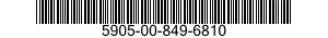 5905-00-849-6810 RESISTOR,VARIABLE,NONWIRE WOUND,NONPRECISION 5905008496810 008496810