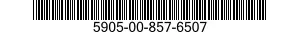 5905-00-857-6507 RESISTOR,FIXED,WIRE WOUND,NONINDUCTIVE 5905008576507 008576507