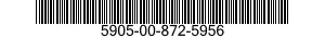 5905-00-872-5956 RESISTOR,VARIABLE,WIRE WOUND,PRECISION 5905008725956 008725956