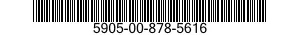 5905-00-878-5616 RESISTOR,VARIABLE,WIRE WOUND,NONPRECISION 5905008785616 008785616