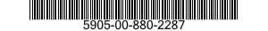 5905-00-880-2287 RESISTOR,VARIABLE,WIRE WOUND,NONPRECISION 5905008802287 008802287