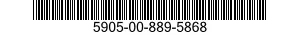 5905-00-889-5868 RESISTOR,THERMAL 5905008895868 008895868