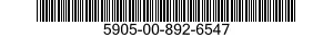 5905-00-892-6547 RESISTOR,VARIABLE,WIRE WOUND,NONPRECISION 5905008926547 008926547