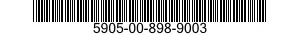 5905-00-898-9003 RESISTOR,FIXED,WIRE WOUND,INDUCTIVE 5905008989003 008989003