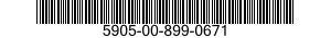 5905-00-899-0671 RESISTOR,VARIABLE,NONWIRE WOUND, 5905008990671 008990671