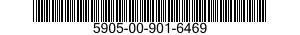 5905-00-901-6469 RESISTOR,FIXED,WIRE WOUND,NONINDUCTIVE 5905009016469 009016469