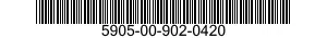5905-00-902-0420  5905009020420 009020420
