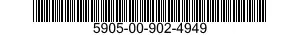 5905-00-902-4949 RESISTOR,VARIABLE,WIRE WOUND,NONPRECISION 5905009024949 009024949