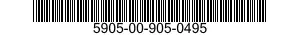 5905-00-905-0495 RESISTOR,VARIABLE,NONWIRE WOUND,NONPRECISION 5905009050495 009050495