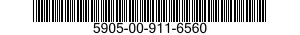 5905-00-911-6560 RESISTOR,FIXED,WIRE WOUND,INDUCTIVE 5905009116560 009116560