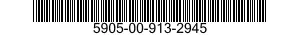 5905-00-913-2945 RESISTOR,FIXED,FILM 5905009132945 009132945