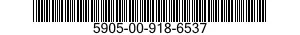 5905-00-918-6537 RESISTOR,FIXED,FILM 5905009186537 009186537