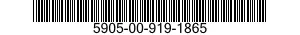 5905-00-919-1865 RESISTOR,FIXED,FILM 5905009191865 009191865