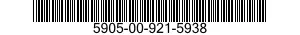 5905-00-921-5938 RESISTOR,FIXED,WIRE WOUND,NONINDUCTIVE 5905009215938 009215938