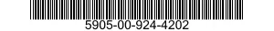 5905-00-924-4202 RESISTOR,THERMAL 5905009244202 009244202