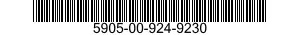 5905-00-924-9230 RESISTOR,VARIABLE,WIRE WOUND,NONPRECISION 5905009249230 009249230