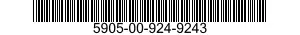 5905-00-924-9243 RESISTOR,VARIABLE,WIRE WOUND,NONPRECISION 5905009249243 009249243
