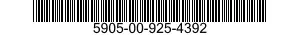 5905-00-925-4392 RESISTOR,VARIABLE,WIRE WOUND,PRECISION 5905009254392 009254392