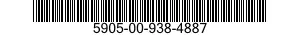 5905-00-938-4887 RESISTOR,FIXED,WIRE WOUND,INDUCTIVE 5905009384887 009384887