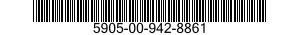 5905-00-942-8861 RESISTOR,FIXED,WIRE WOUND,INDUCTIVE 5905009428861 009428861