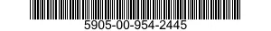 5905-00-954-2445  5905009542445 009542445
