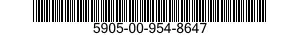 5905-00-954-8647  5905009548647 009548647