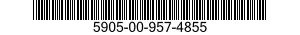 5905-00-957-4855 RESISTOR,FIXED,COMPOSITION 5905009574855 009574855