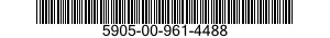 5905-00-961-4488 RESISTOR,VARIABLE,WIRE WOUND,NONPRECISION 5905009614488 009614488