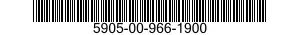 5905-00-966-1900 RESISTOR,VARIABLE,WIRE WOUND,NONPRECISION 5905009661900 009661900