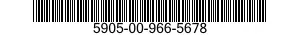 5905-00-966-5678 RESISTOR,FIXED,FILM 5905009665678 009665678