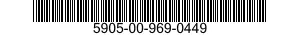 5905-00-969-0449 RESISTOR,FIXED,WIRE WOUND,INDUCTIVE 5905009690449 009690449