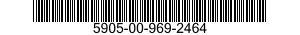 5905-00-969-2464 RESISTOR,FIXED,WIRE WOUND,INDUCTIVE 5905009692464 009692464