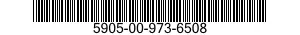 5905-00-973-6508 RESISTOR,FIXED,FILM 5905009736508 009736508