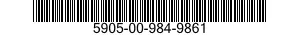 5905-00-984-9861 RESISTOR,VARIABLE,WIRE WOUND,NONPRECISION 5905009849861 009849861