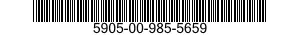 5905-00-985-5659 RESISTOR,FIXED,WIRE WOUND,NONINDUCTIVE 5905009855659 009855659