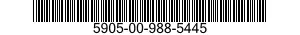 5905-00-988-5445  5905009885445 009885445