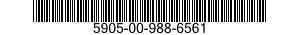 5905-00-988-6561  5905009886561 009886561