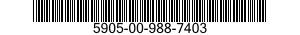 5905-00-988-7403  5905009887403 009887403