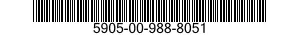 5905-00-988-8051  5905009888051 009888051