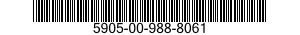 5905-00-988-8061  5905009888061 009888061