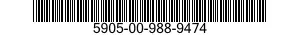 5905-00-988-9474  5905009889474 009889474