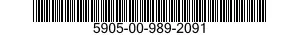 5905-00-989-2091  5905009892091 009892091