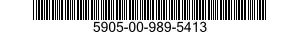 5905-00-989-5413 RESISTOR,FIXED,COMPOSITION 5905009895413 009895413