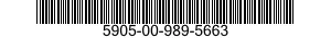 5905-00-989-5663  5905009895663 009895663