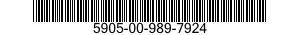 5905-00-989-7924  5905009897924 009897924