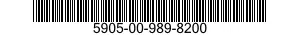 5905-00-989-8200  5905009898200 009898200