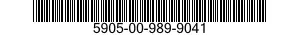 5905-00-989-9041  5905009899041 009899041